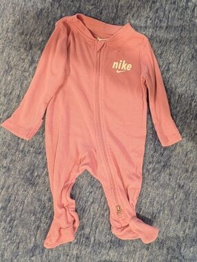 Nike Pink Baby Onesie